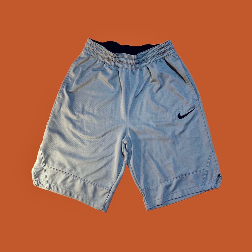 Nike Dri-FIT Icon Cool Grey/Black 11" Basketball-Athletic Shorts Size S